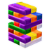 JENGA game is an 18 lines game with the magic block, layer bombs, bonus blocks and Free game feature.